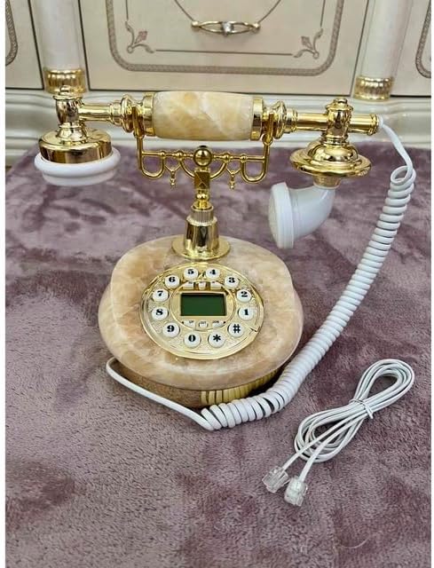 大理石　置き電話　新品　レトロ　アンティーク調　撮影 大理石 置き電話 レトロ アンティーク調 撮影 家電＆カメラ